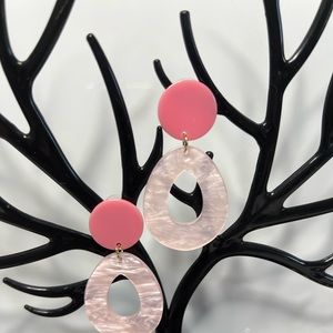 Acrylic Statement Earrings